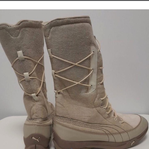 Puma Wrap Around Lace Up Mojave Desert Winter Sneaker Boots, Sz 9 - Picture 4 of 13
